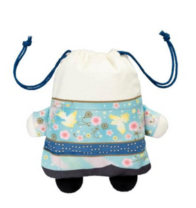 ANA Original YUZU Flight Bear Draw String Pouch (Heaven & Earth Version)
